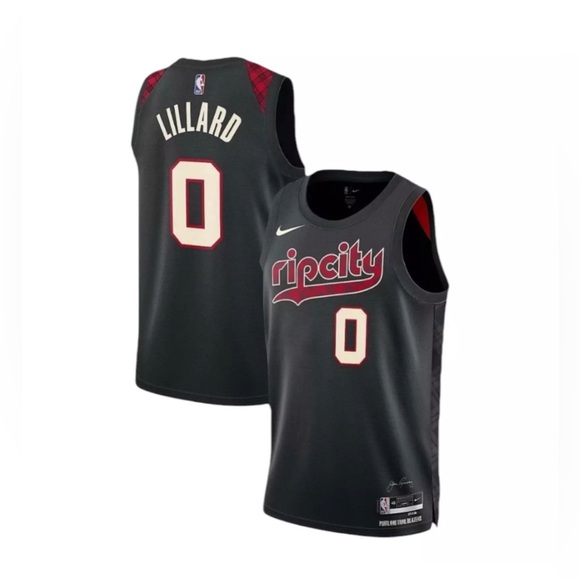 Nike Portland Trail Blazers Damian Lillard City Jersey Men Sz XL 52-New MSRP 120 - Picture 1 of 9